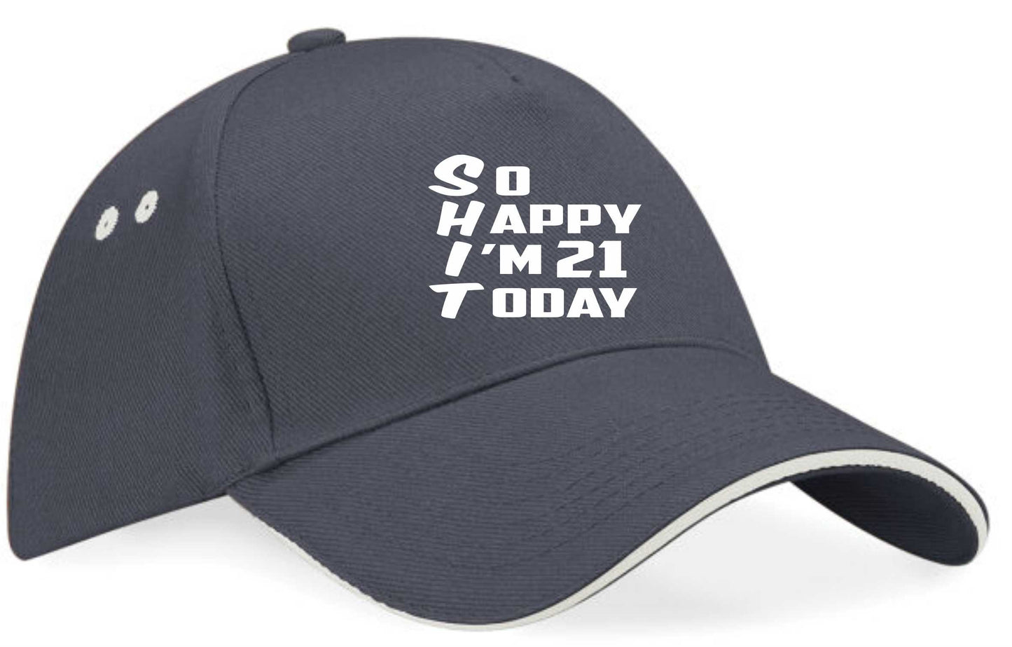 Baseball Cap Funny 21st Birthday Gift For Men & Ladies 21 Year Old Present