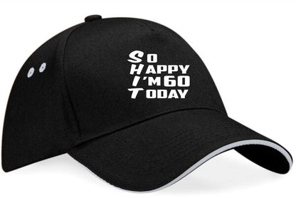 Baseball Cap Funny 60th Birthday Gift For Men & Ladies 60 Year Old Present