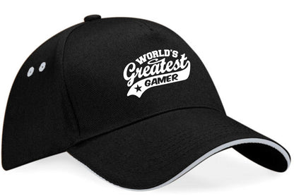 Baseball Cap Greatest Gamer Birthday Present Gift For Him Gift For Her