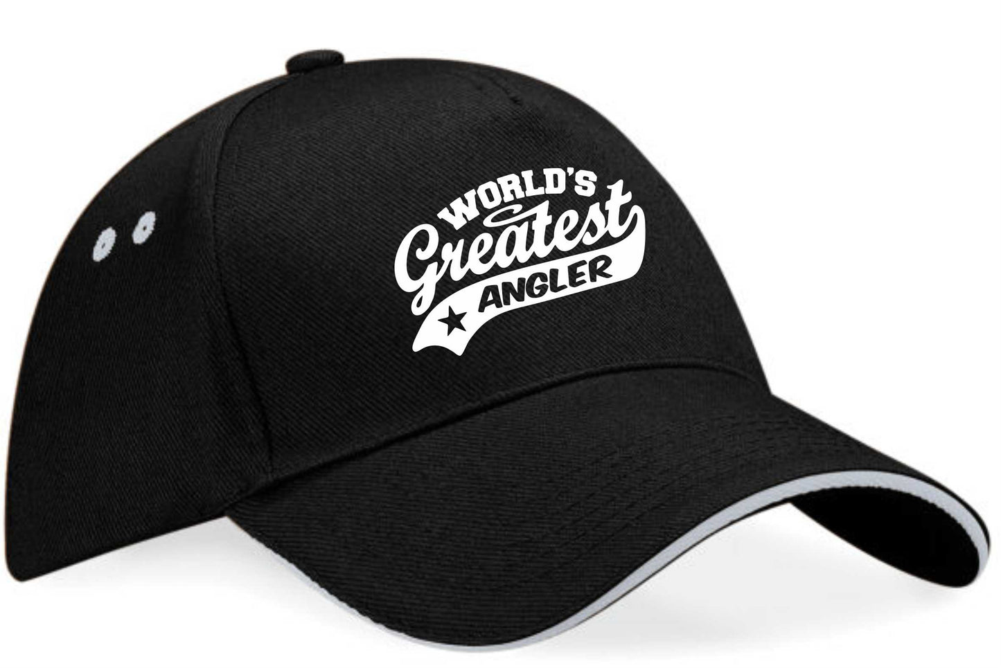 Baseball Cap Greatest Angler Birthday Present Gift For Him Gift For Her