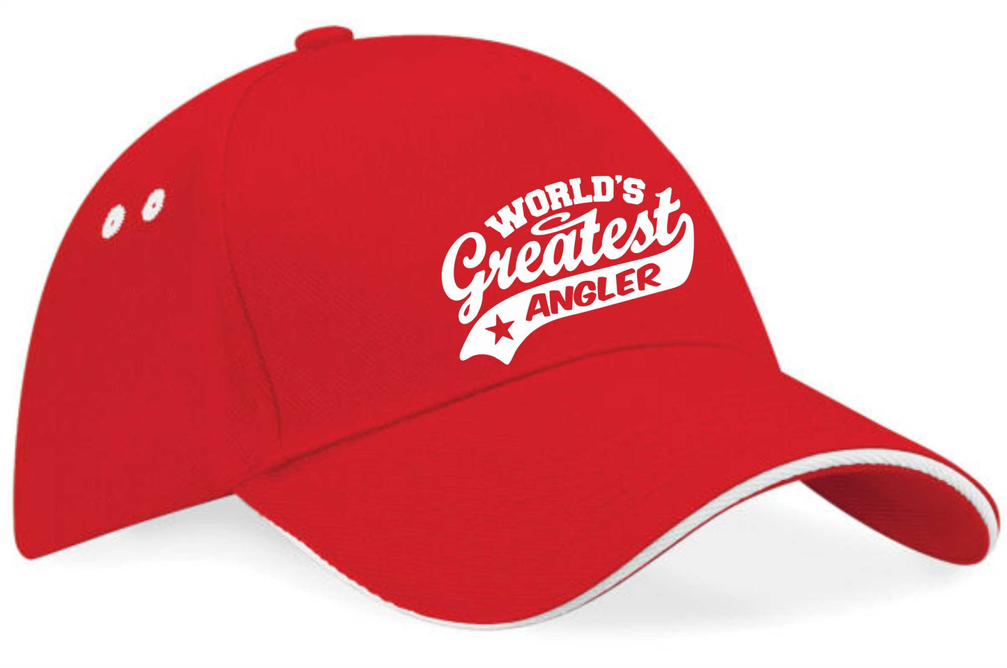 Baseball Cap Greatest Angler Birthday Present Gift For Him Gift For Her