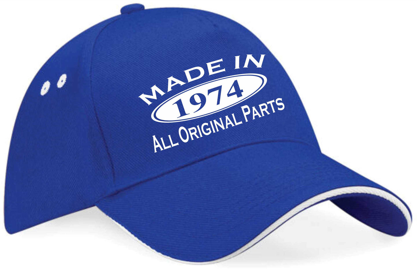 Made In 1974 Baseball Cap 50th Birthday Gift Age 50 For Men & Women