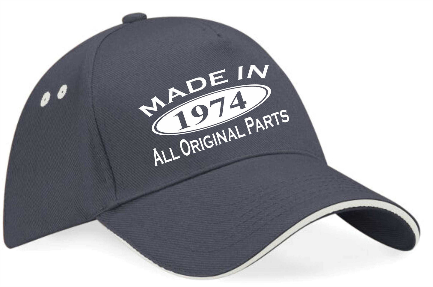 Made In 1974 Baseball Cap 50th Birthday Gift Age 50 For Men & Women