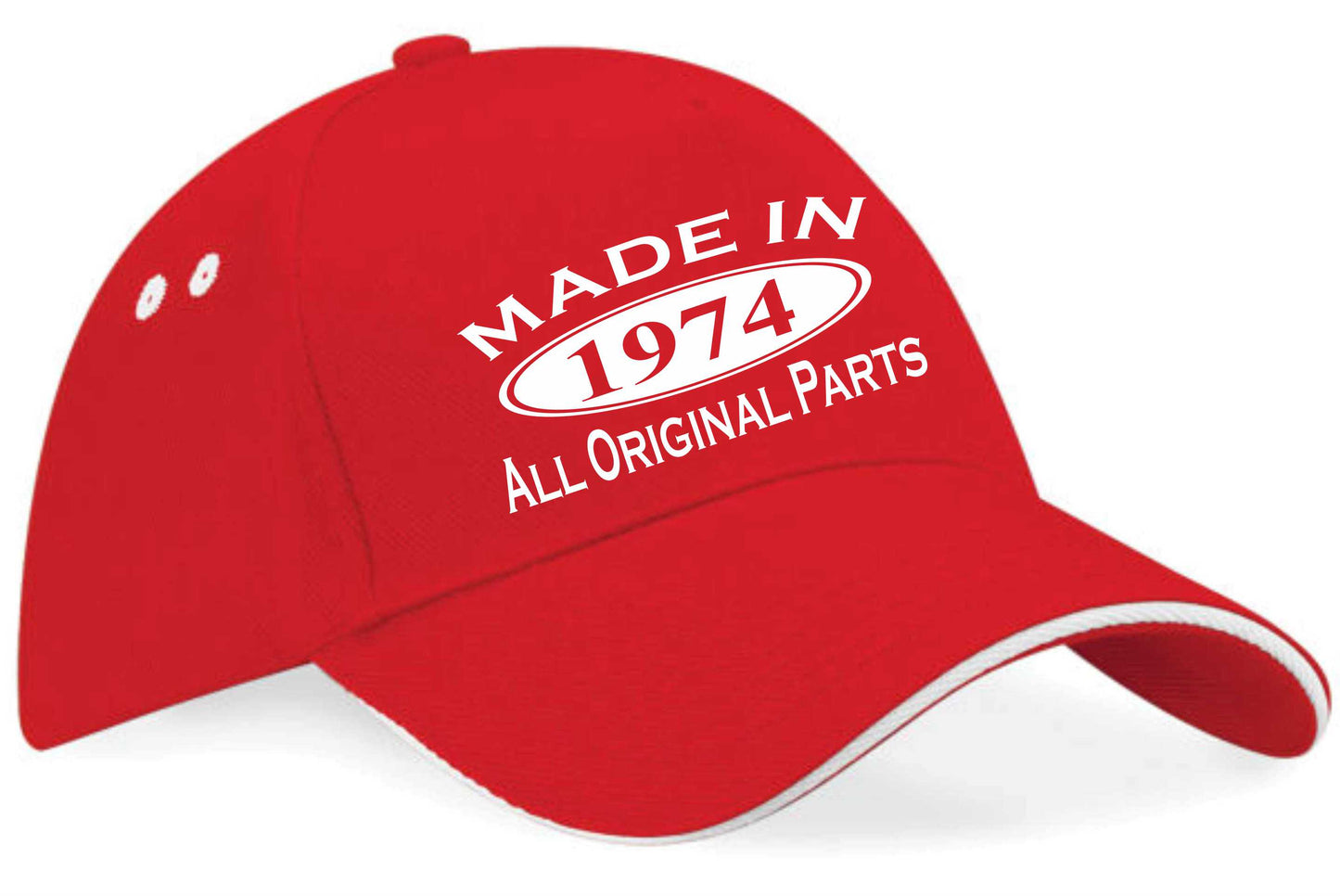 Made In 1974 Baseball Cap 50th Birthday Gift Age 50 For Men & Women