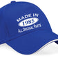 Print4U Made in 1985 Baseball Cap 40th Birthday Gift Age 40 for Men & Women