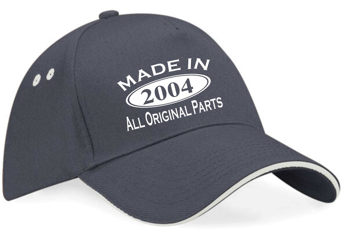 Print4U Made in 2004 Baseball Cap 21st Birthday Gift Age 21 for Men & Women