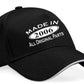 Made In 2006 Baseball Cap 18th Birthday Gift Age 18 For Men & Women