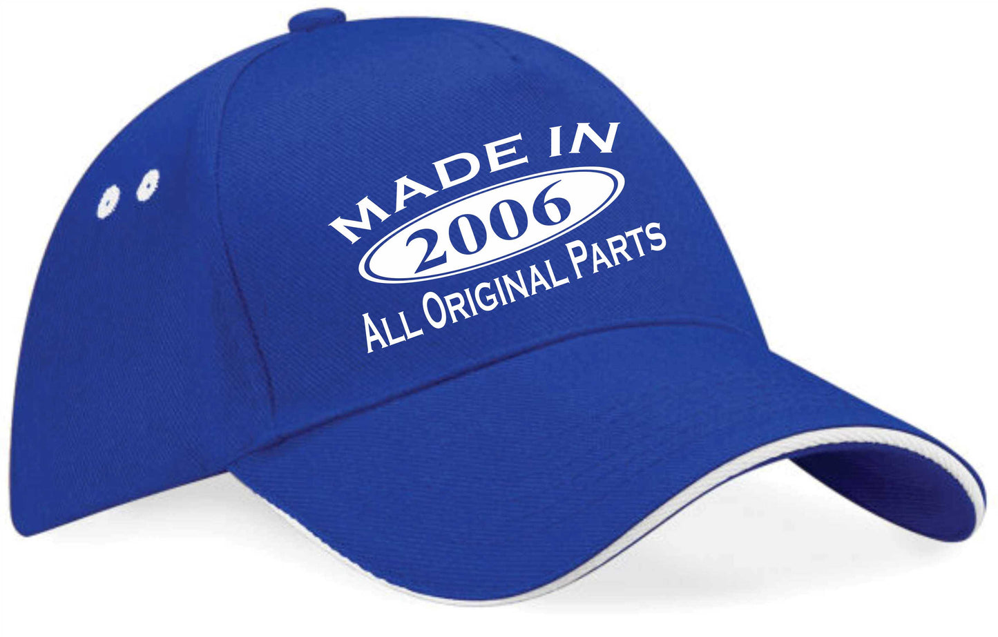 Made In 2006 Baseball Cap 18th Birthday Gift Age 18 For Men & Women