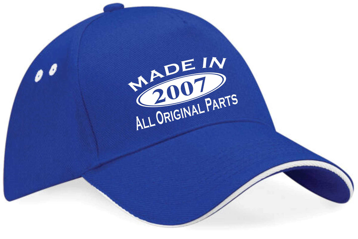 Print4U Made in 2007 Baseball Cap 18th Birthday Gift Age 18 for Men & Women