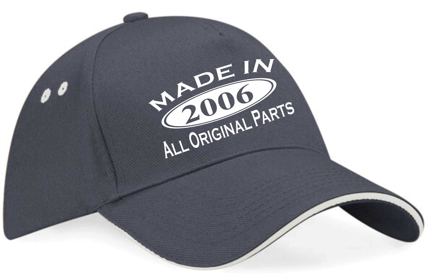 Made In 2006 Baseball Cap 18th Birthday Gift Age 18 For Men & Women