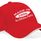 Made In 2006 Baseball Cap 18th Birthday Gift Age 18 For Men & Women