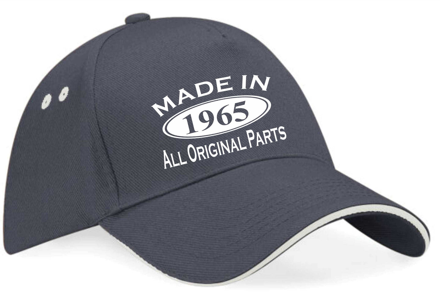 Print4U Made in 1965 Baseball Cap 60th Birthday Gift Age 60 for Men & Women