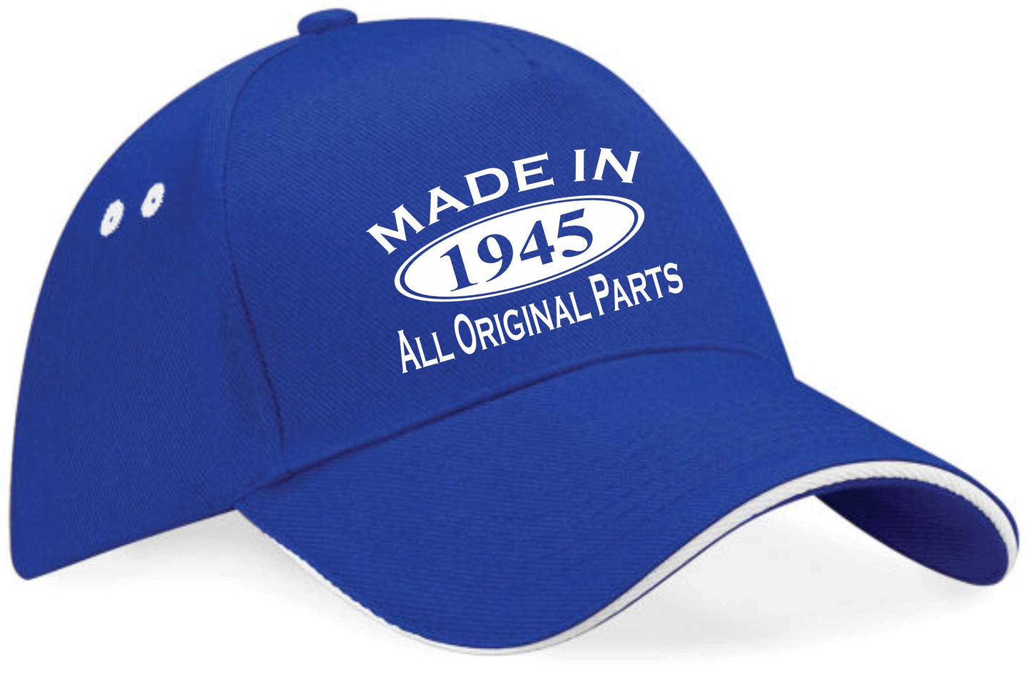 Print4U Made in 1945 Baseball Cap 80th Birthday Gift Age 80 for Men & Women