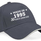 Made in 1995 30th Birthday Baseball Cap 30 Year Old Gift For Men & Ladies