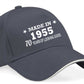 Made in 1955 70th Birthday Baseball Cap 70 Year Old Gift For Men & Ladies