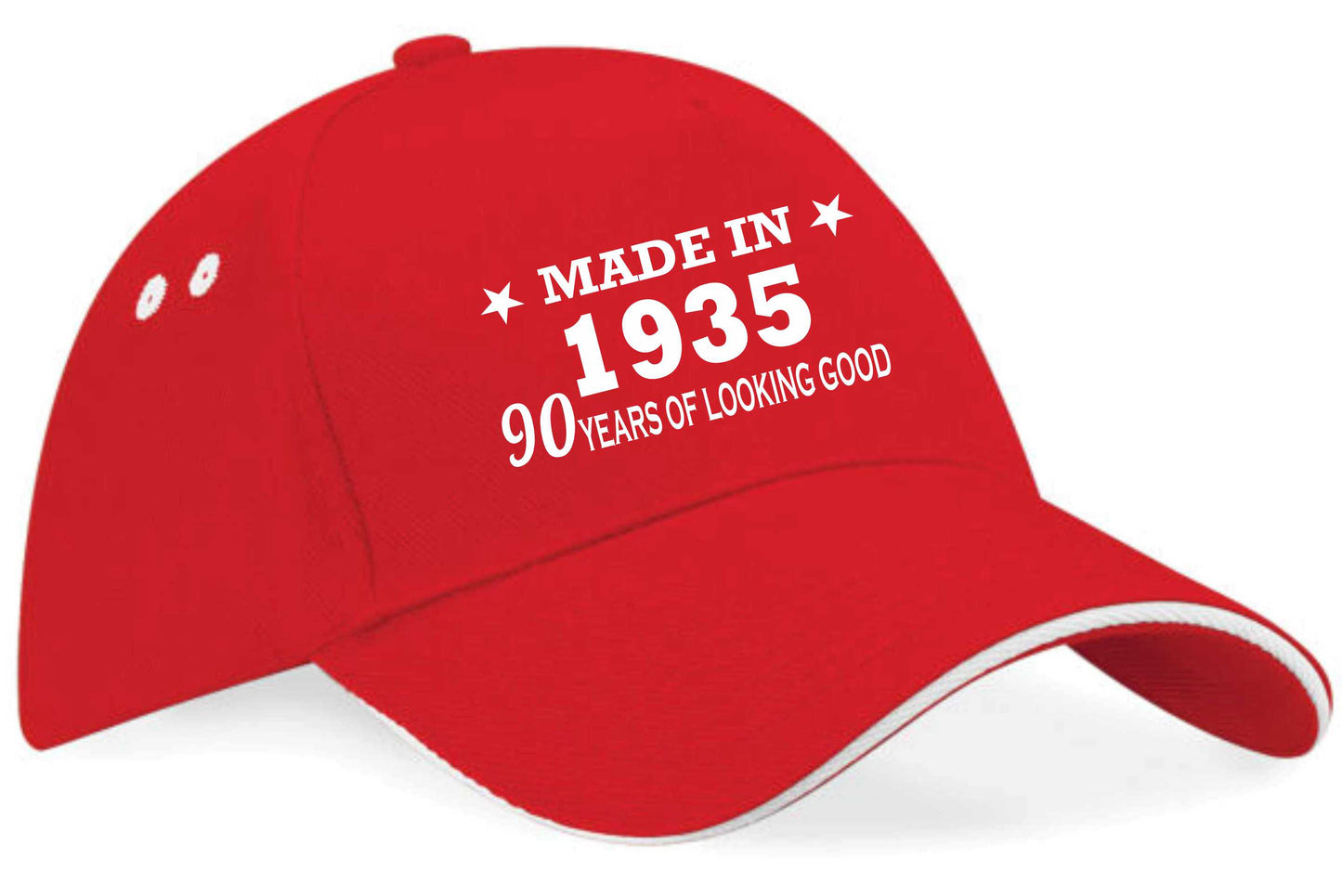 Made in 1935 90th Birthday Baseball Cap 90 Year Old Gift For Men & Ladies