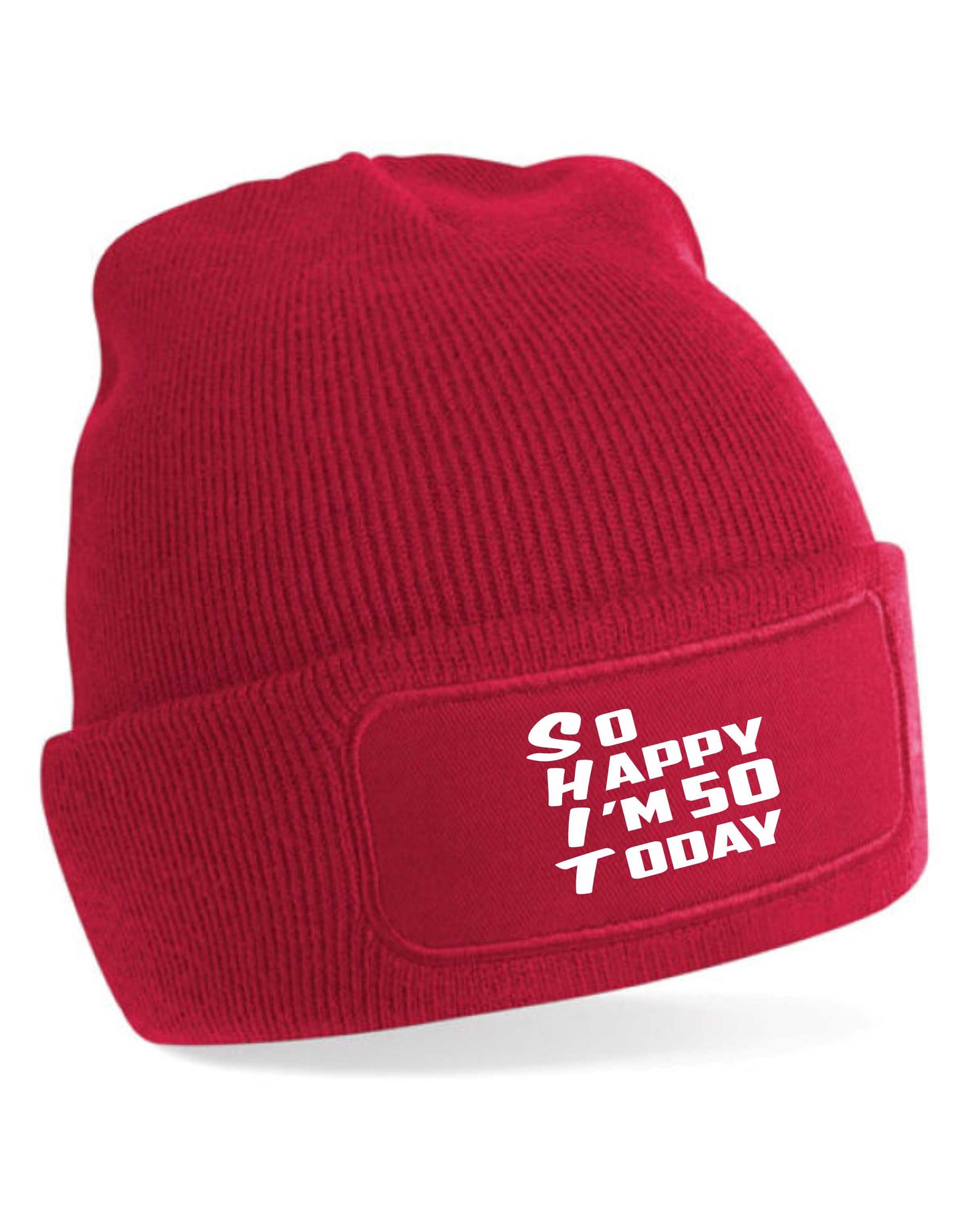 Beanie Hat Funny 50th Birthday Gift For Men & Ladies 50 Year Old Present