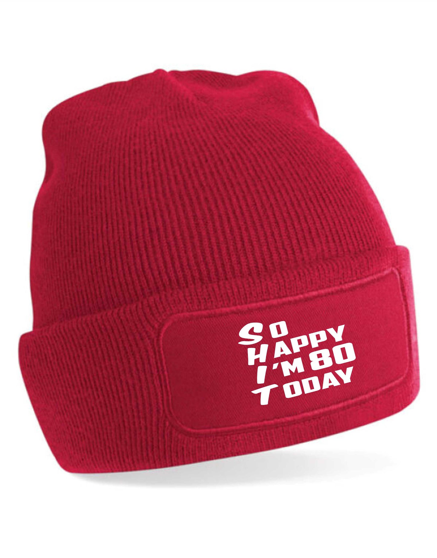 Beanie Hat Funny 80th Birthday Gift For Men & Ladies 80 Year Old Present