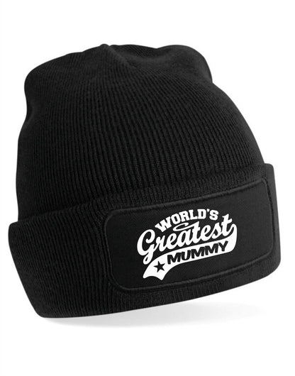 Beanie Hat Greatest Mummy Gift For Her Birthday Present Mothers Day