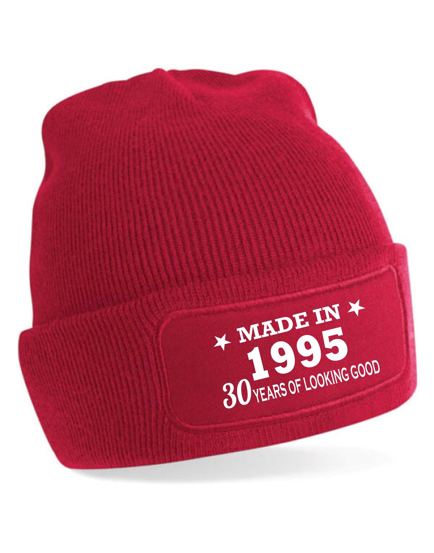 30th Birthday Made In 1995 Beanie Hat Gift for 30 Year Old For Men & Ladies