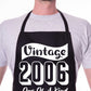 Vintage Birthday 2006 18th Birthday Funny Apron Baking BBQ