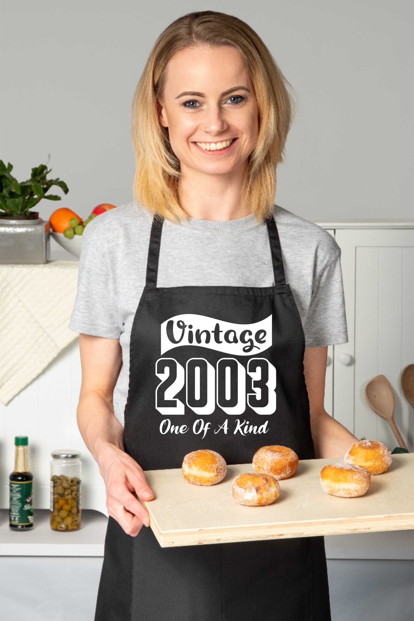 Vintage Birthday 2003 21st Birthday Funny Apron Novelty Baking BBQ