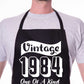 40th Birthday Vintage 1984 Age 40 Funny Apron Baking BBQ