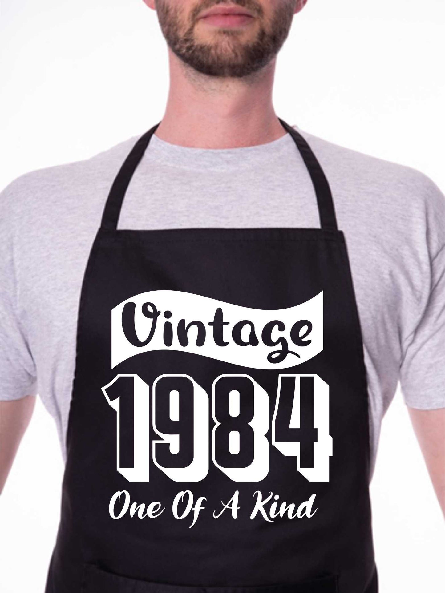 40th Birthday Vintage 1984 Age 40 Funny Apron Baking BBQ