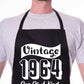 Vintage Birthday 1964 60th Birthday Funny Apron Baking BBQ