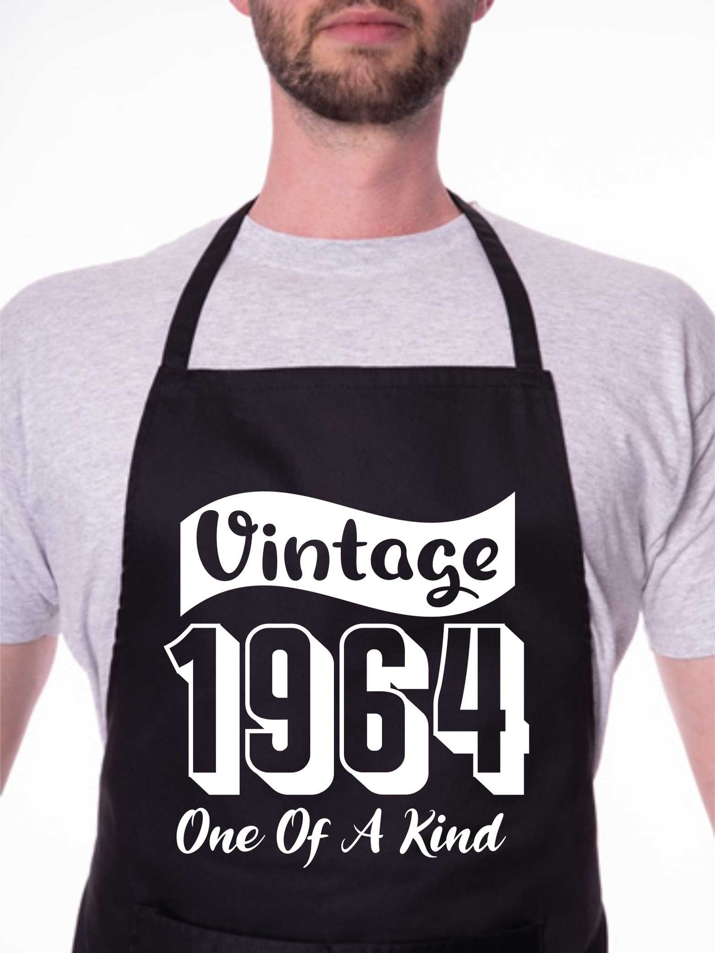 Vintage Birthday 1964 60th Birthday Funny Apron Baking BBQ