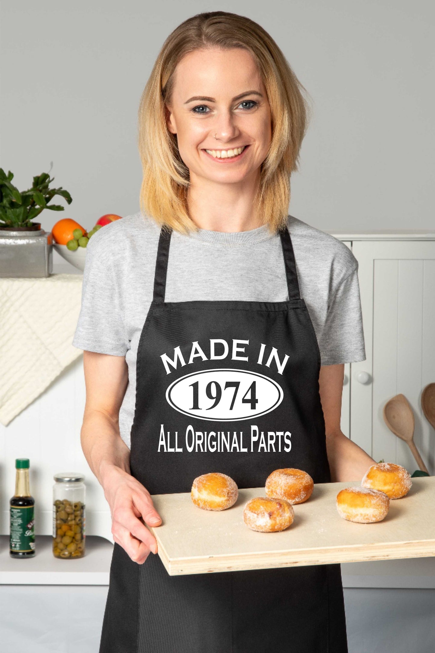 Made In 1974 50th Birthday BBQ Cooking Funny Novelty Apron