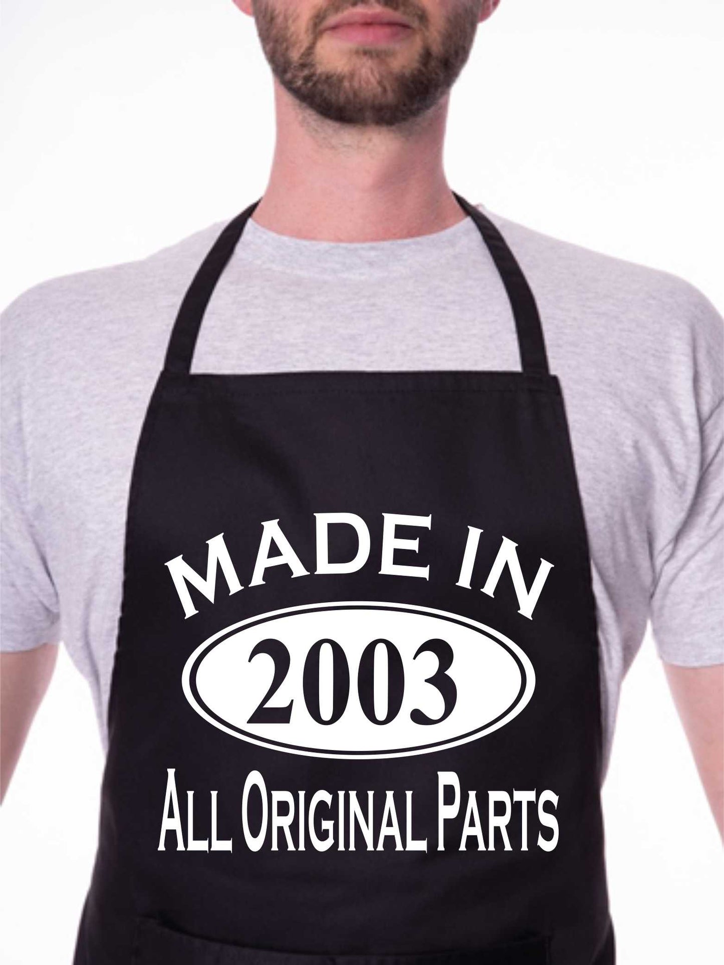 Made In 2003 21st Birthday BBQ Cooking Funny Novelty Apron