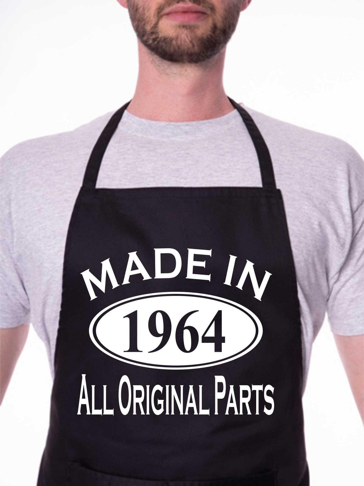 Made In 1964 60th Birthday BBQ Cooking Funny Novelty Apron