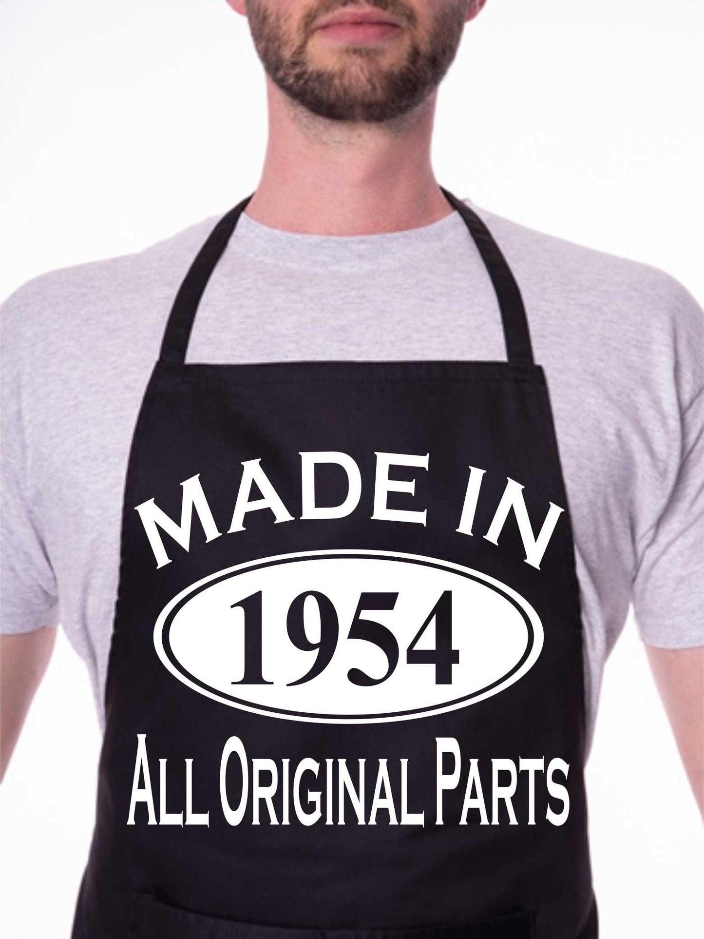 Made In 1954 70th Birthday BBQ Cooking Funny Novelty Apron