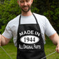 Made In 1944 80th Birthday BBQ Cooking Funny Novelty Apron