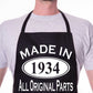 Made In 1934 90th Birthday BBQ Cooking Funny Novelty Apron