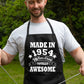 70th Birthday Made In 1954 BBQ Cooking Funny Novelty Apron