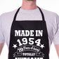 70th Birthday Made In 1954 BBQ Cooking Funny Novelty Apron