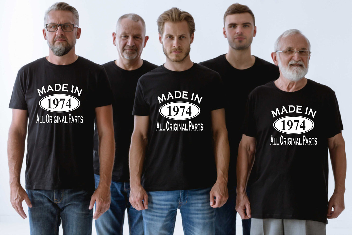 Made in 1974 50th Birthday T-Shirt Age 50