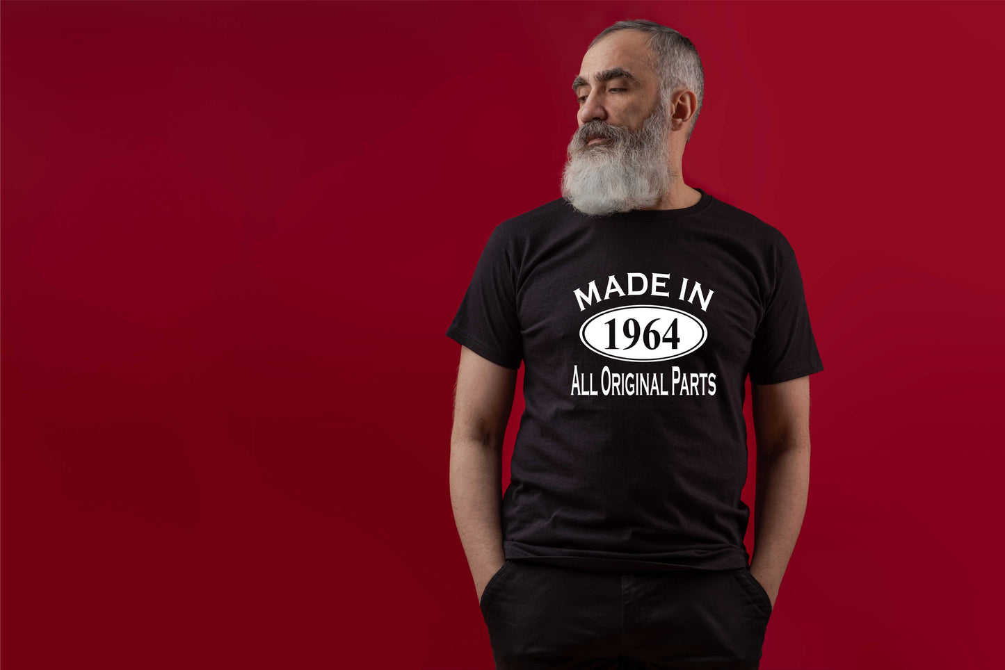 Made in 1964 60th Men's Birthday T-Shirt Age 60