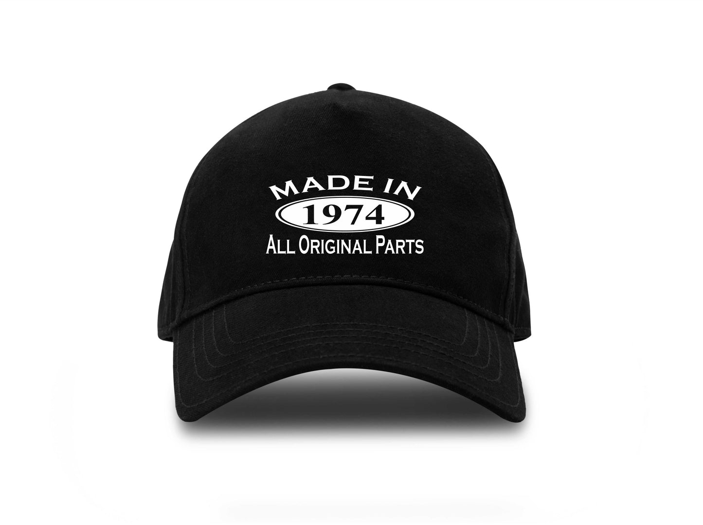 Made In 1974 Baseball Cap 50th Birthday Gift Age 50 For Men & Women