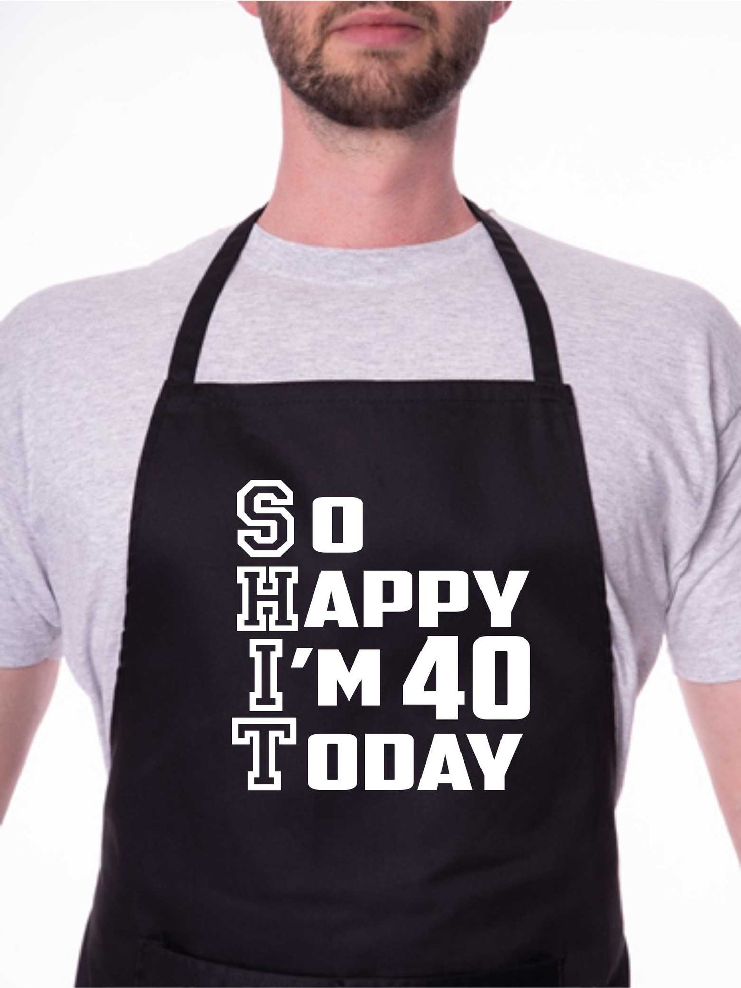 Apron Funny 40th Birthday Gift For Men & Ladies Turning 40 Present