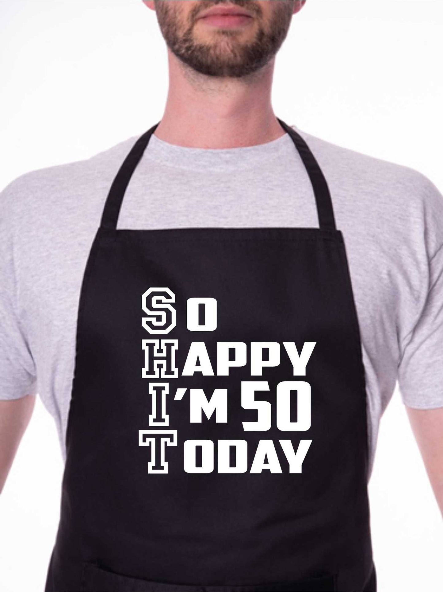 Apron Funny 50th Birthday Gift For Men & Ladies Turning 50 Present