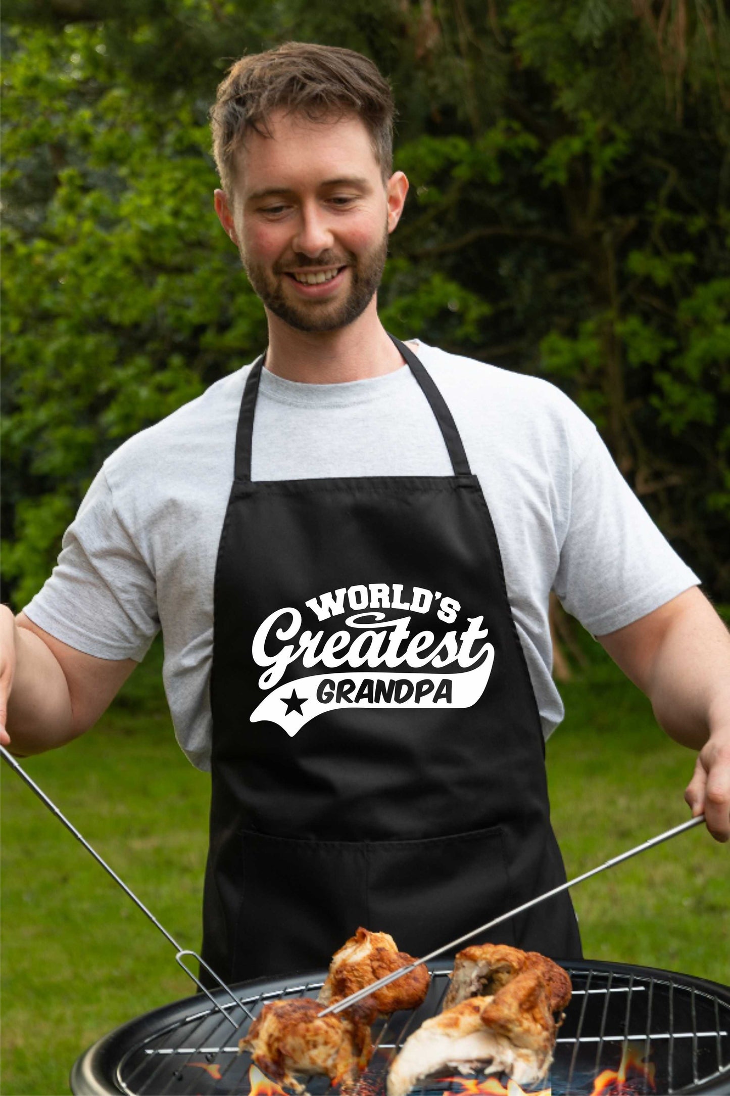 Apron Greatest Grandpa Gift For Him Birthday Father's Day Present