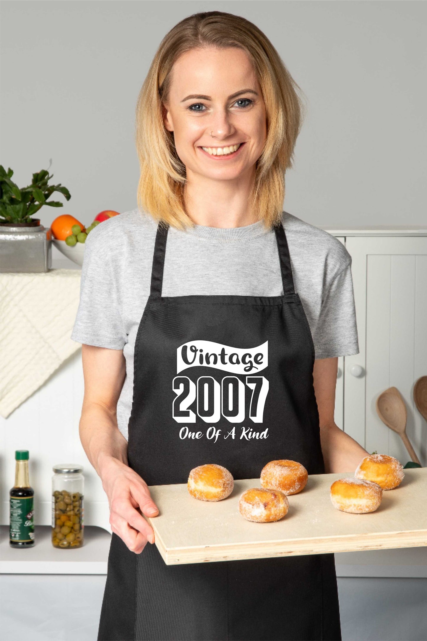 Vintage Birthday 2007 18th Birthday Funny Apron Novelty Baking BBQ