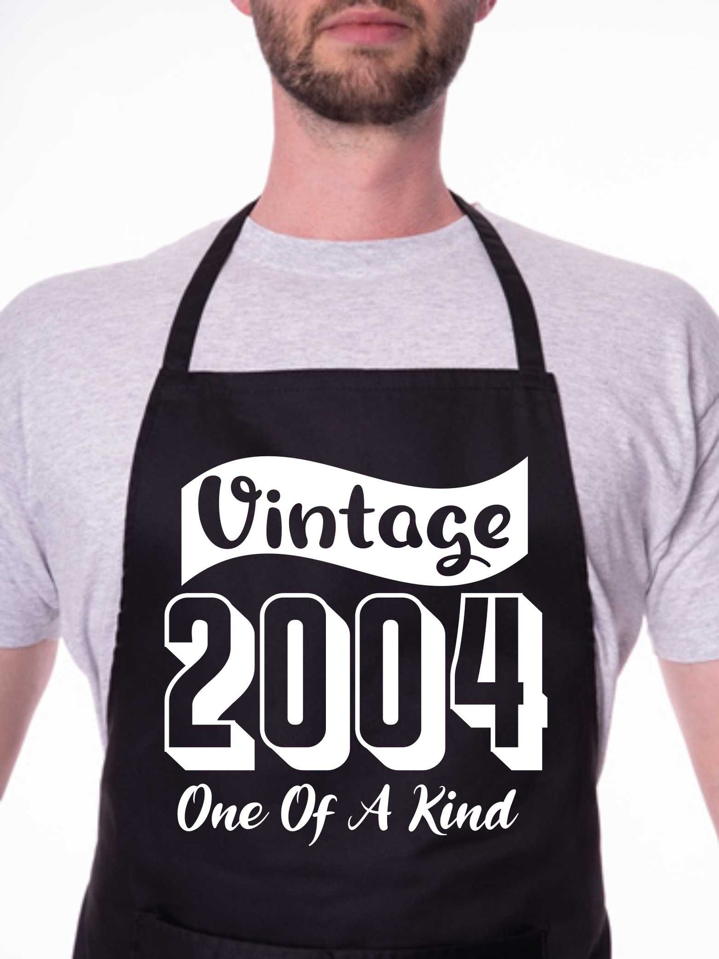 Vintage Birthday 2004 21st Birthday Funny Apron Novelty Baking BBQ