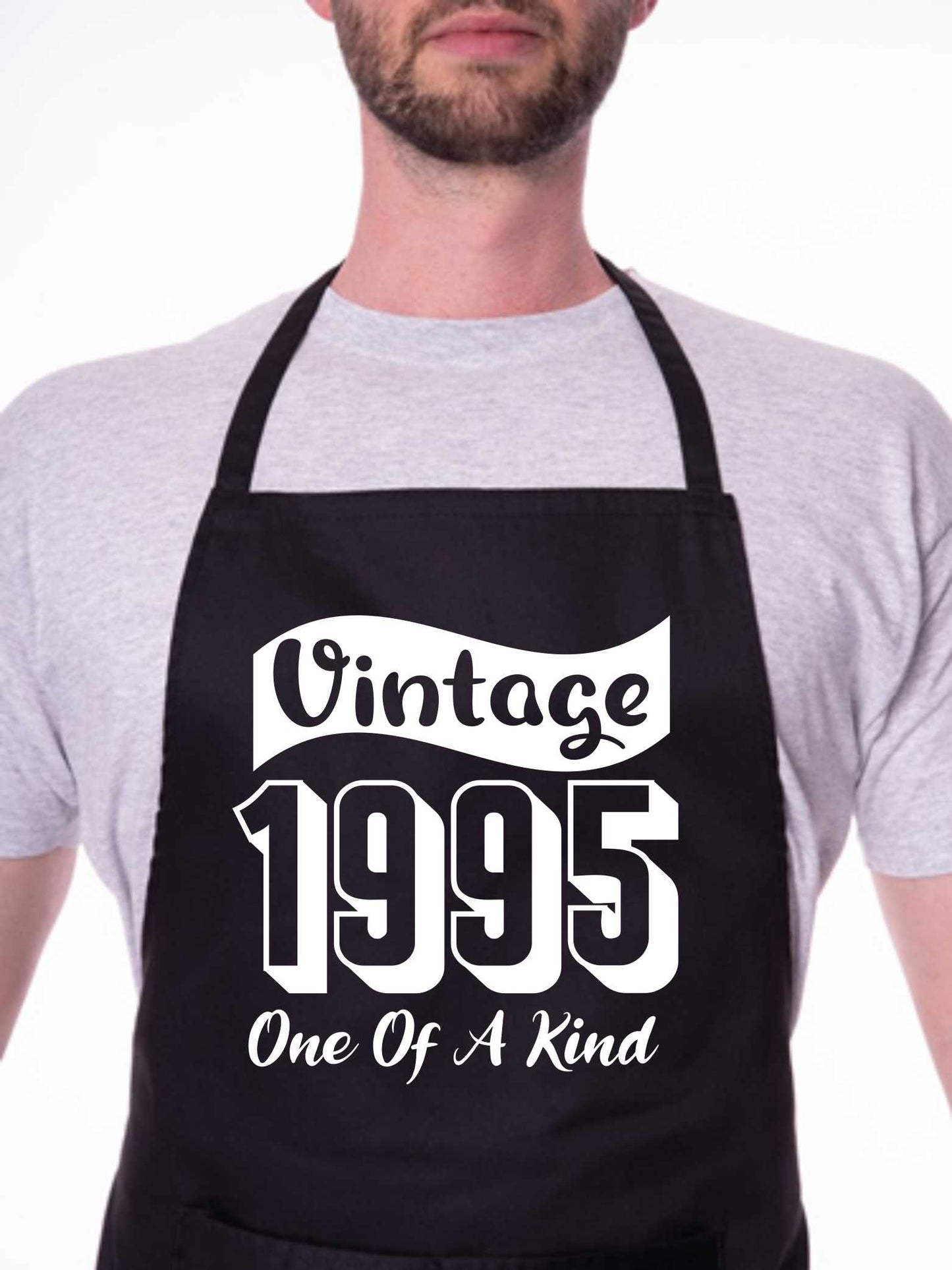 30th Birthday Vintage 1995 Age 30 Funny Apron Novelty Baking BBQ