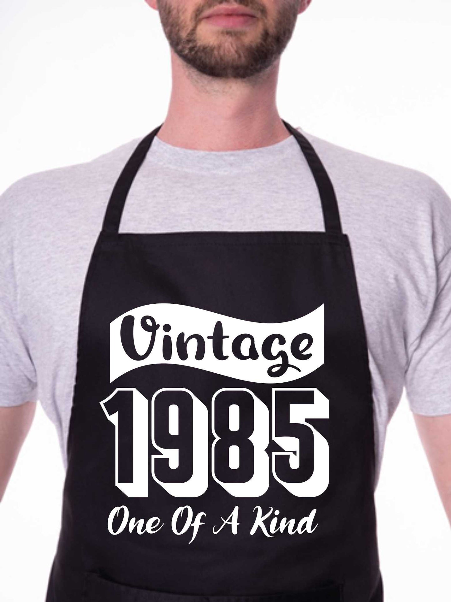 40th Birthday Vintage 1985 Age 40 Funny Apron Novelty Baking BBQ