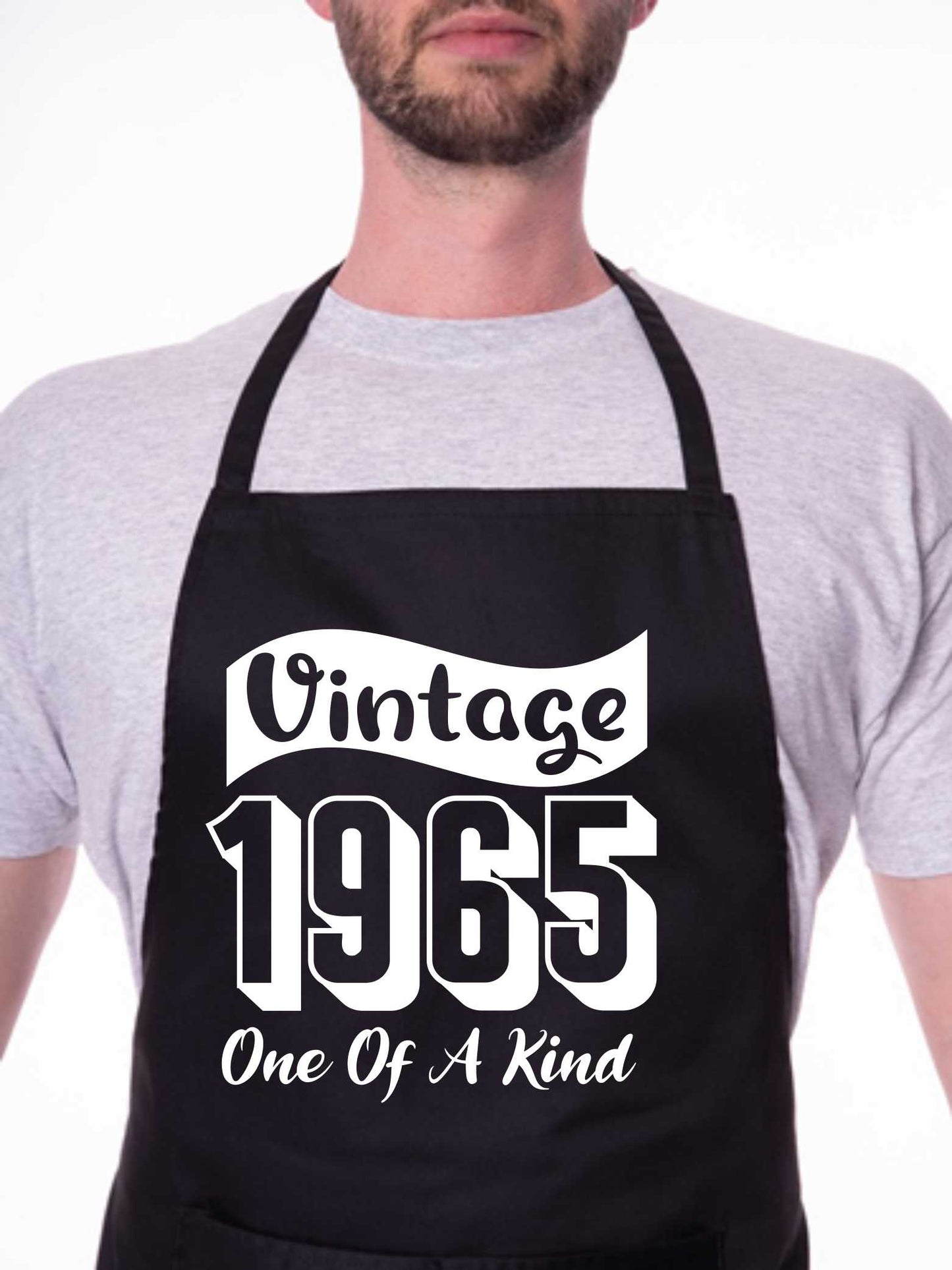 Vintage Birthday 1965 60th Birthday Funny Apron Novelty Baking BBQ