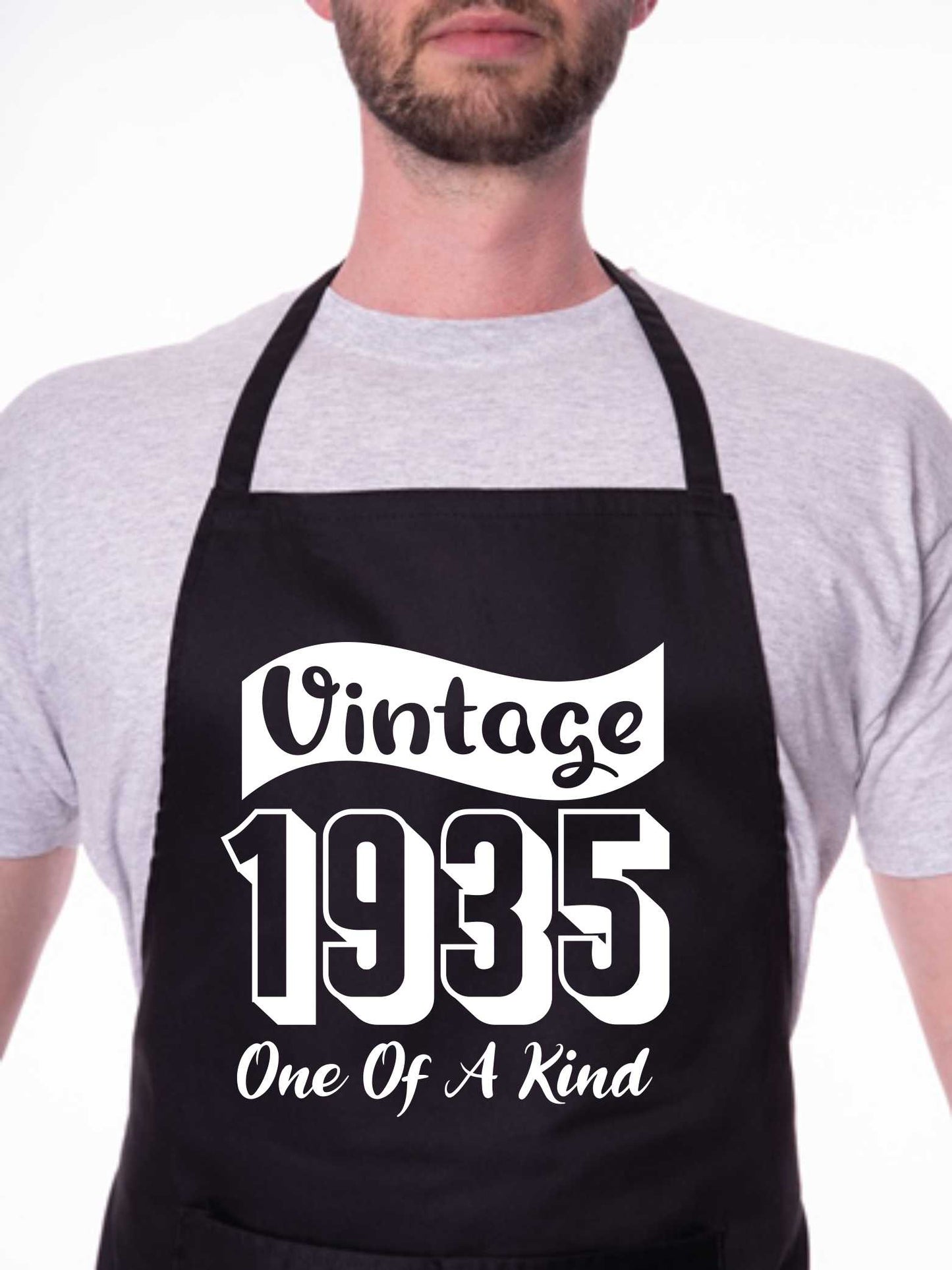 Vintage Birthday 1935 90th Birthday Funny Apron Novelty Baking BBQ